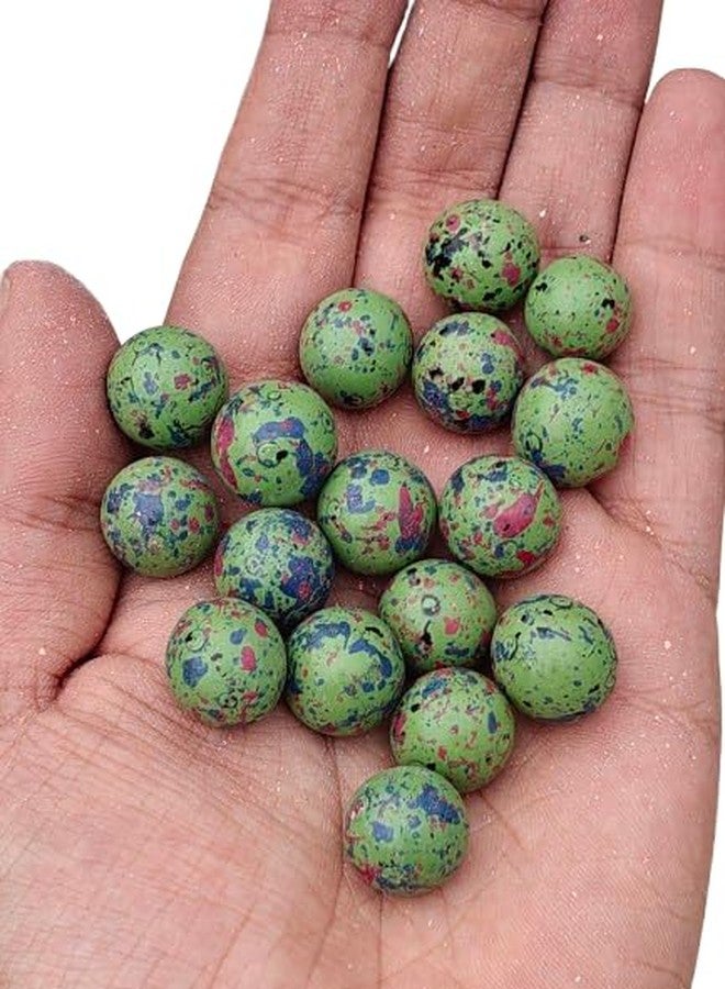 PARAKH Neon Green Italian Round Stone/Kanche150 Grams for Vase, Home Decor & Aquarium - Image 2